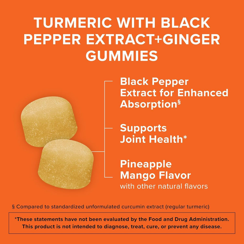 Qunol Turmeric Gummies for Joint Health | Absorption Support

