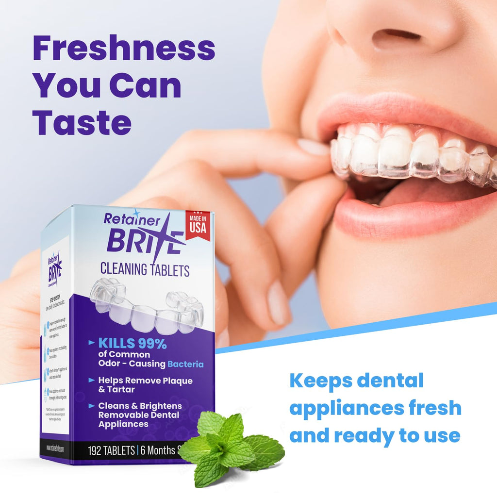 Retainer Brite Cleaning Tablets for Aligners

