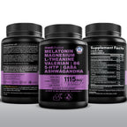 Melatonin Sleep Capsules – 12-in-1 Magnesium Glycinate Blend

