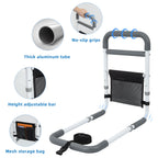 Bed Rail Assist for Seniors with Non-Slip Grip | Easy Install

