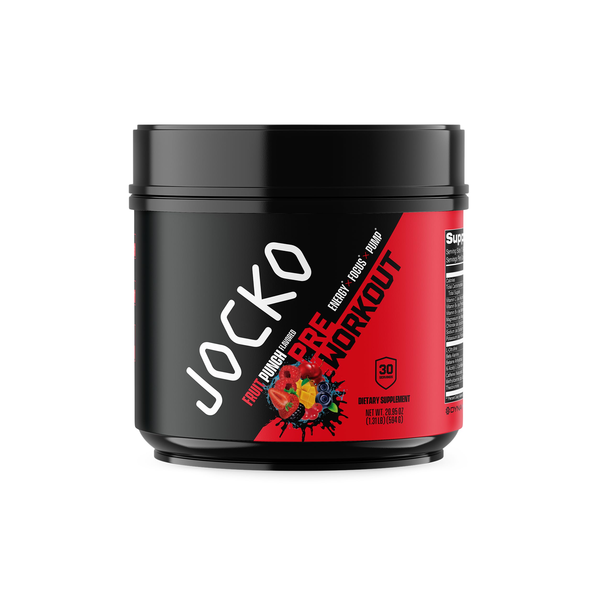 Jocko Fuel Ultimate Pre Workout Powder Sugar-Free Nootropic Energy and Pump