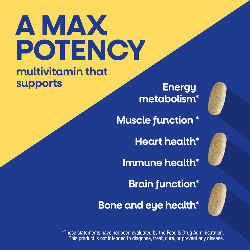 Nature's Way Alive Men's Max3 Multivitamin | High Potency Energy

