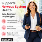NUSAVA Vitamin B12 Liquid Drops | 5-in-1 Sublingual B Complex

