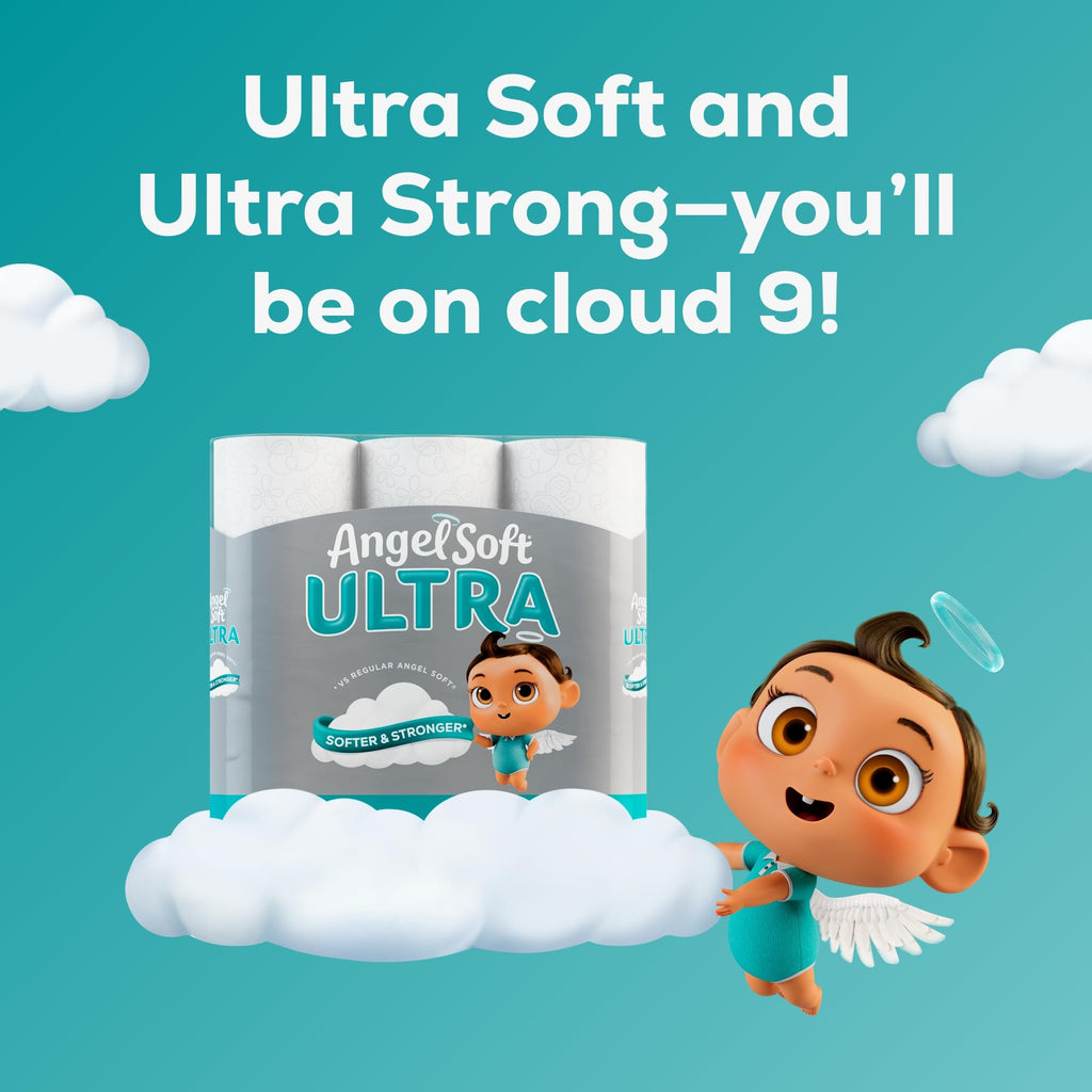 Angel Soft Toilet Paper Ultra Soft and Strong

