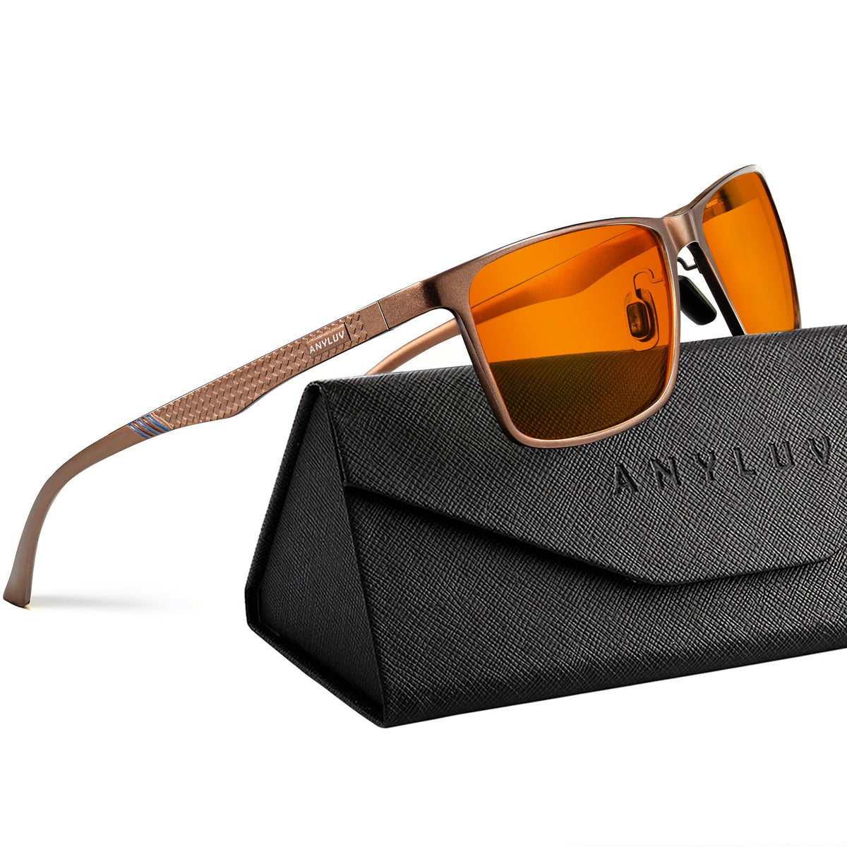 ANYLUV Light-Blocking Computer Glasses for Screens and Eye Protection