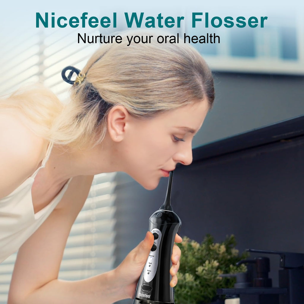 Nicefeel Cordless Water Flosser for Teeth & Braces

