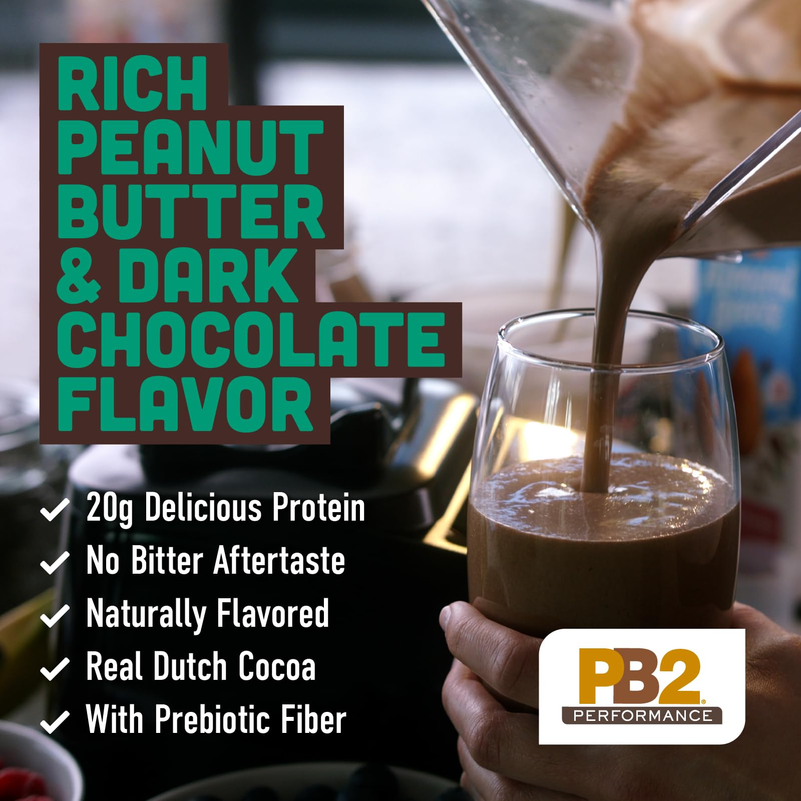 PB2 Performance Plant-Based Protein Powder | 20g Protein

