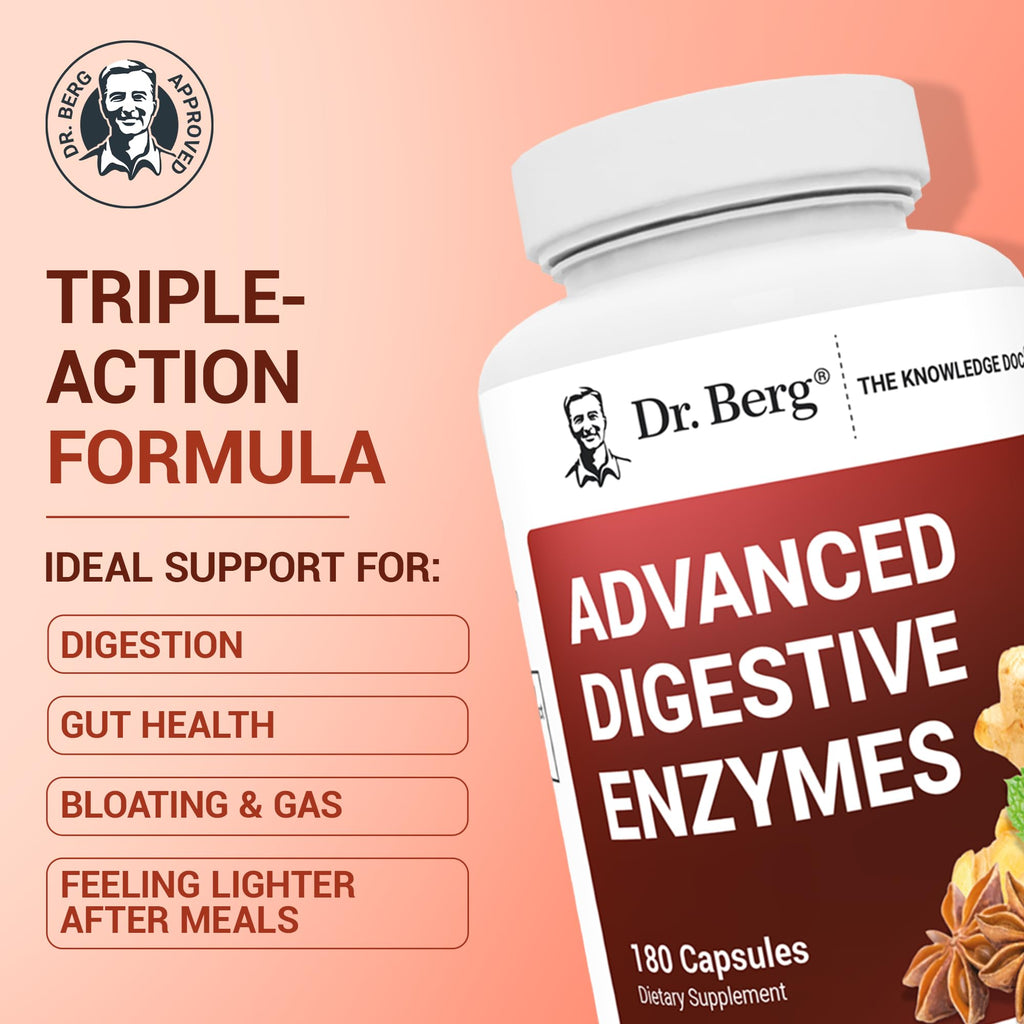 Dr. Berg Advanced Digestive Enzymes with Apple Cider Vinegar

