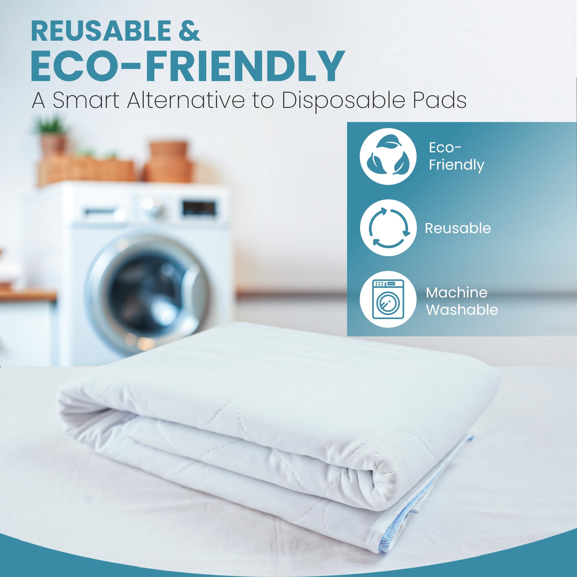 Epica Waterproof Bed Pads - Washable Incontinence Protector


