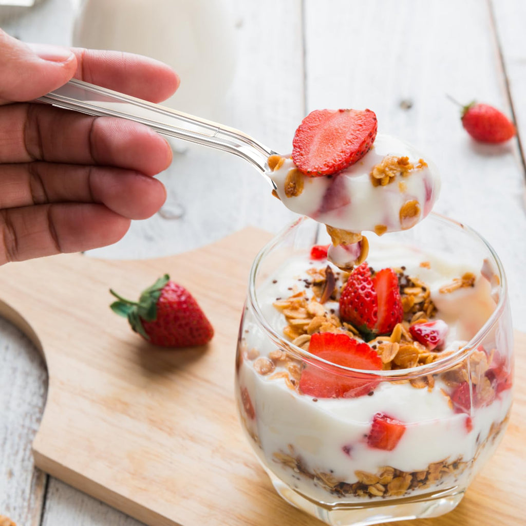 Dealusy Disposable Plastic Spoons - Heavy Duty Utensils

