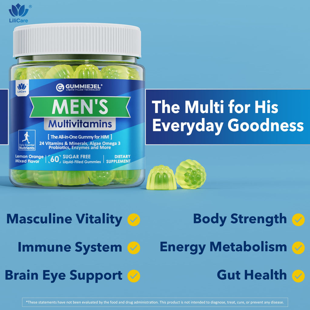LILICARE Men's Multivitamin Gummies | Daily Support

