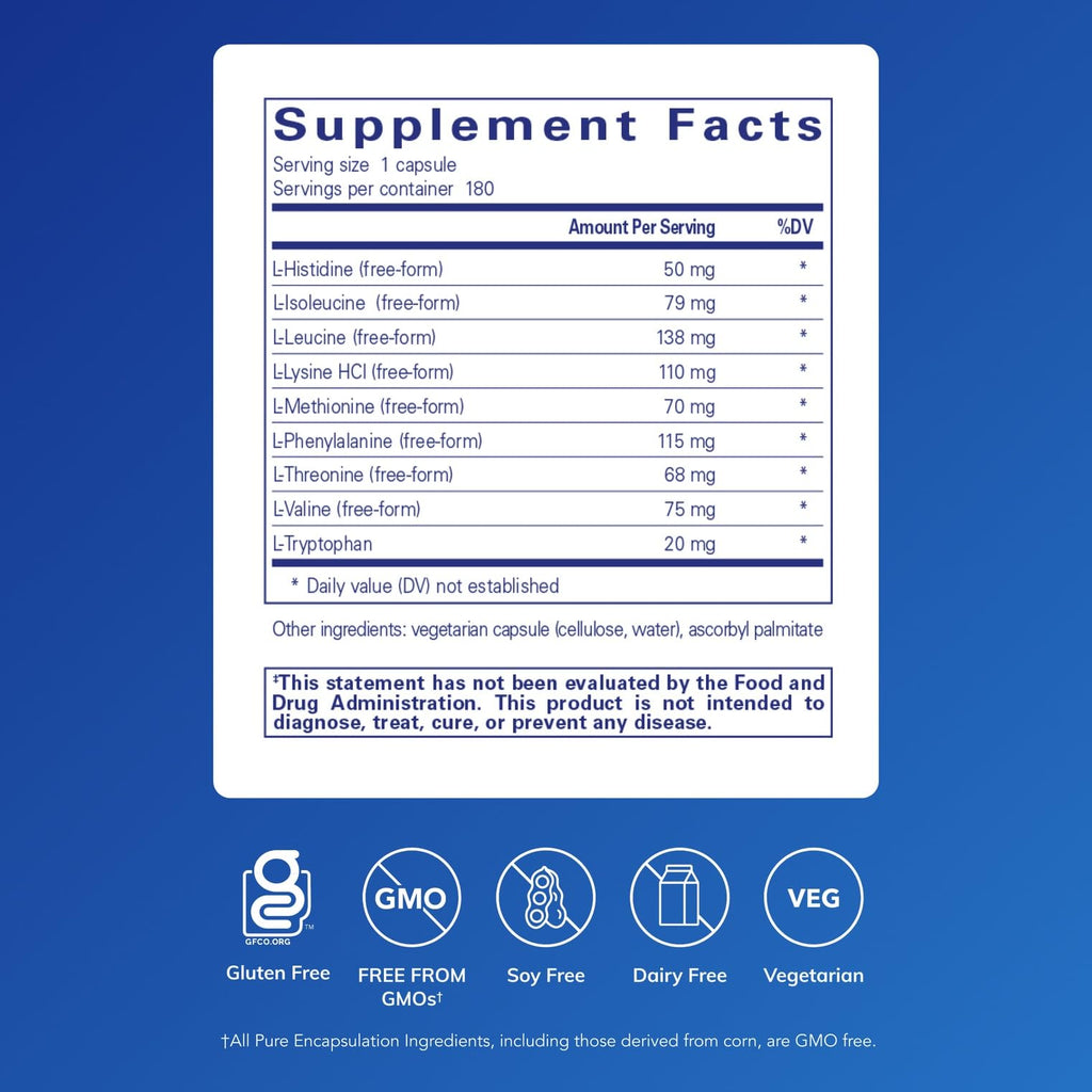 Pure Encapsulations Essential Amino Acids Muscle Recovery

