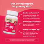 Renzo's Kids Dissolvable Iron Supplement | Sugar-Free Tabs

