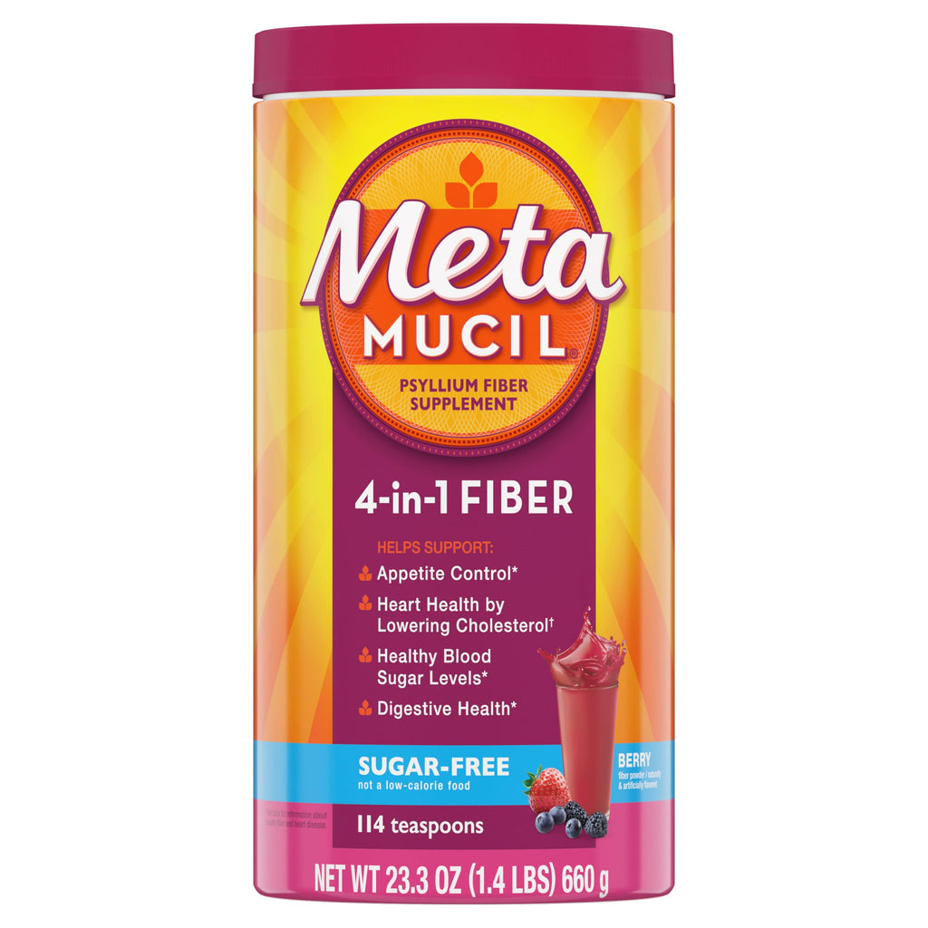 Metamucil 4-in-1 Psyllium Fiber Powder | Sugar-Free

