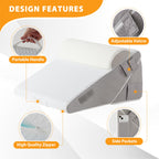 Ruqmuis 3-Piece Wedge Pillow Set | After Surgery

