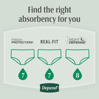 Depend Fresh Protection Men’s Incontinence Underwear

