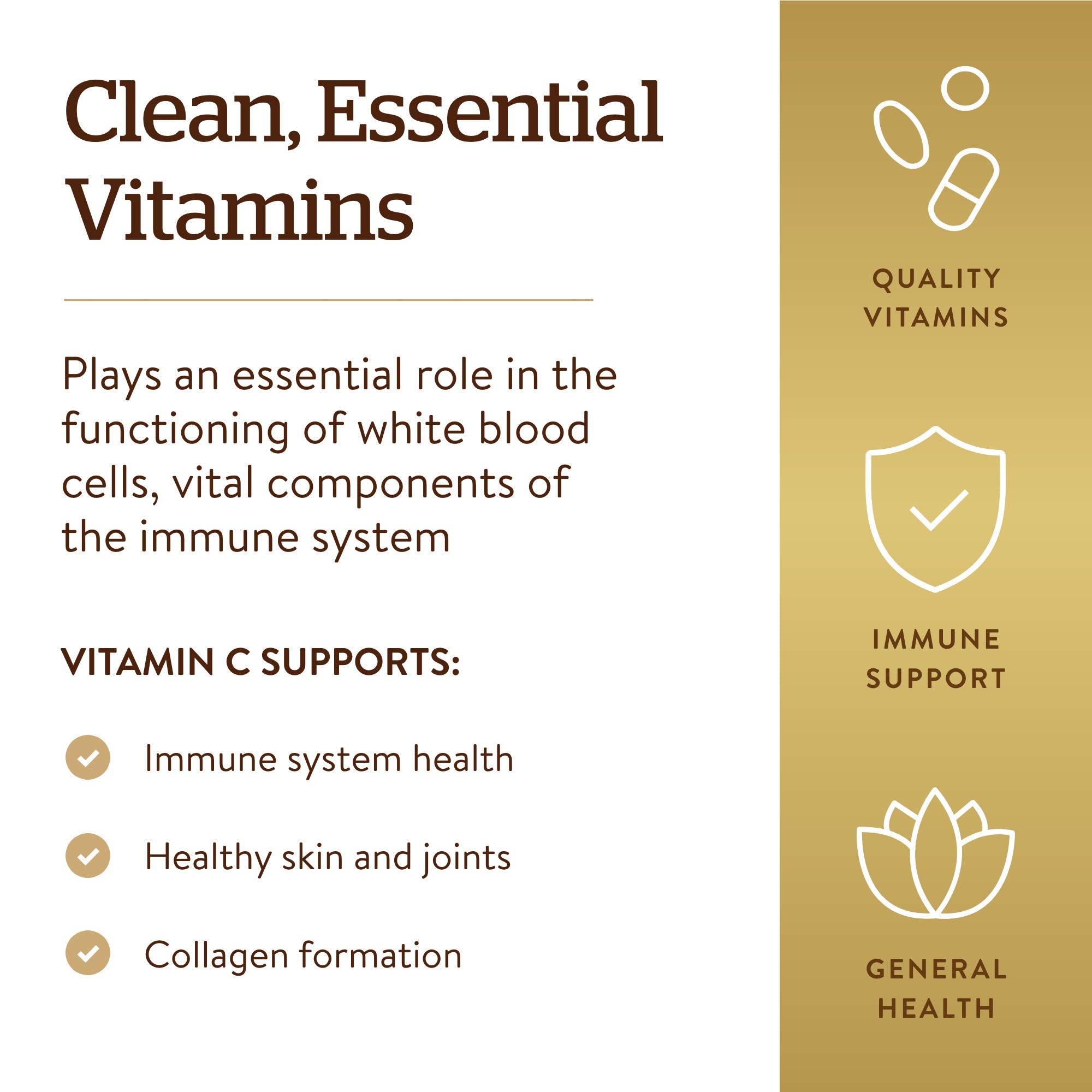 Solgar Vitamin C 500 mg Vegetable Capsules | Immune Support


