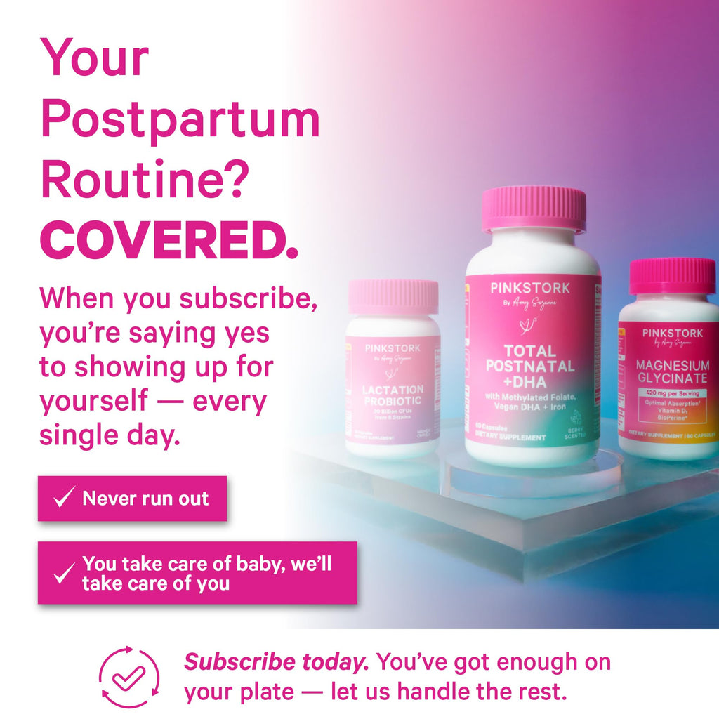 Pink Stork Total Postnatal Vitamins | Postpartum Support

