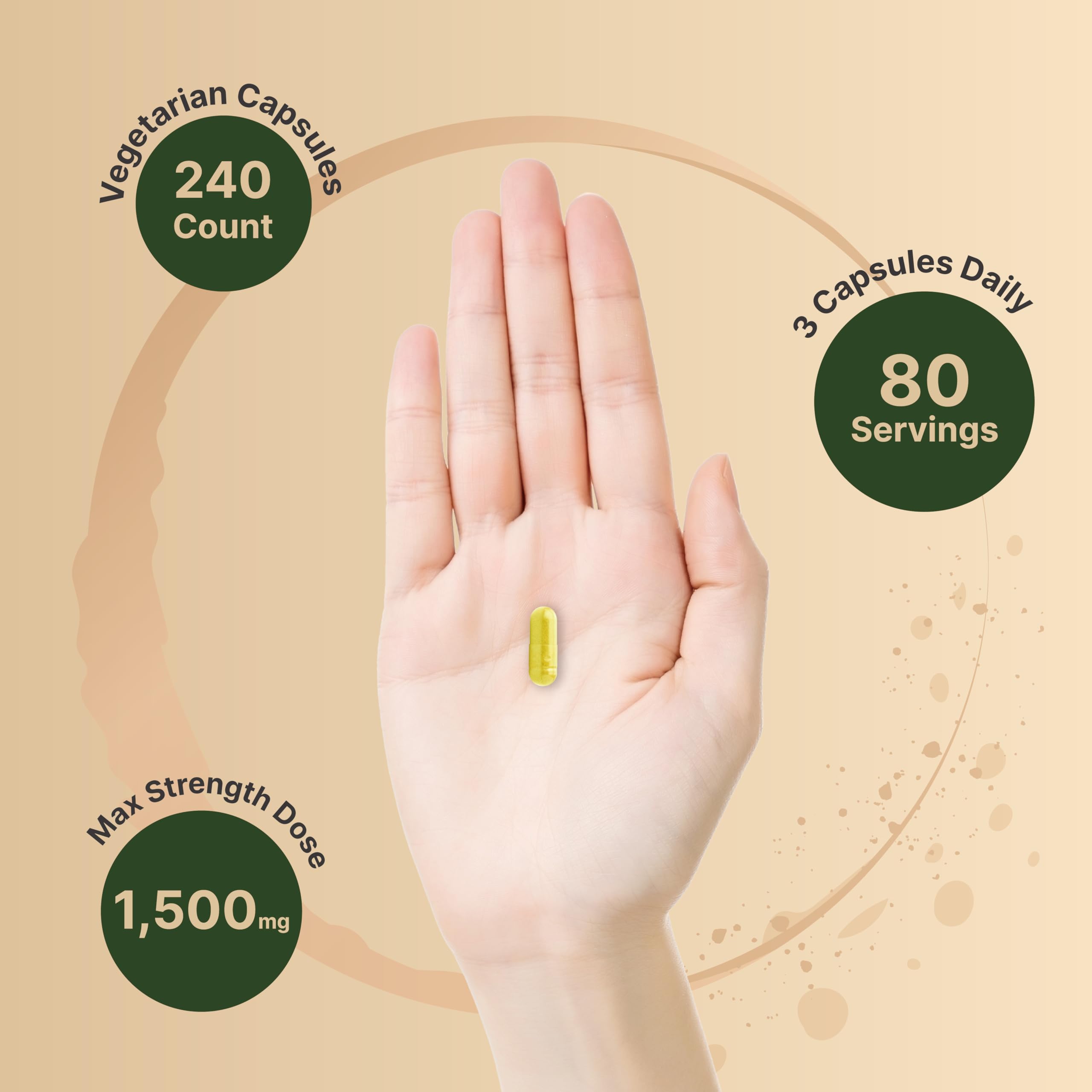 NatureBell Berberine Supplement with Cinnamon & Turmeric

