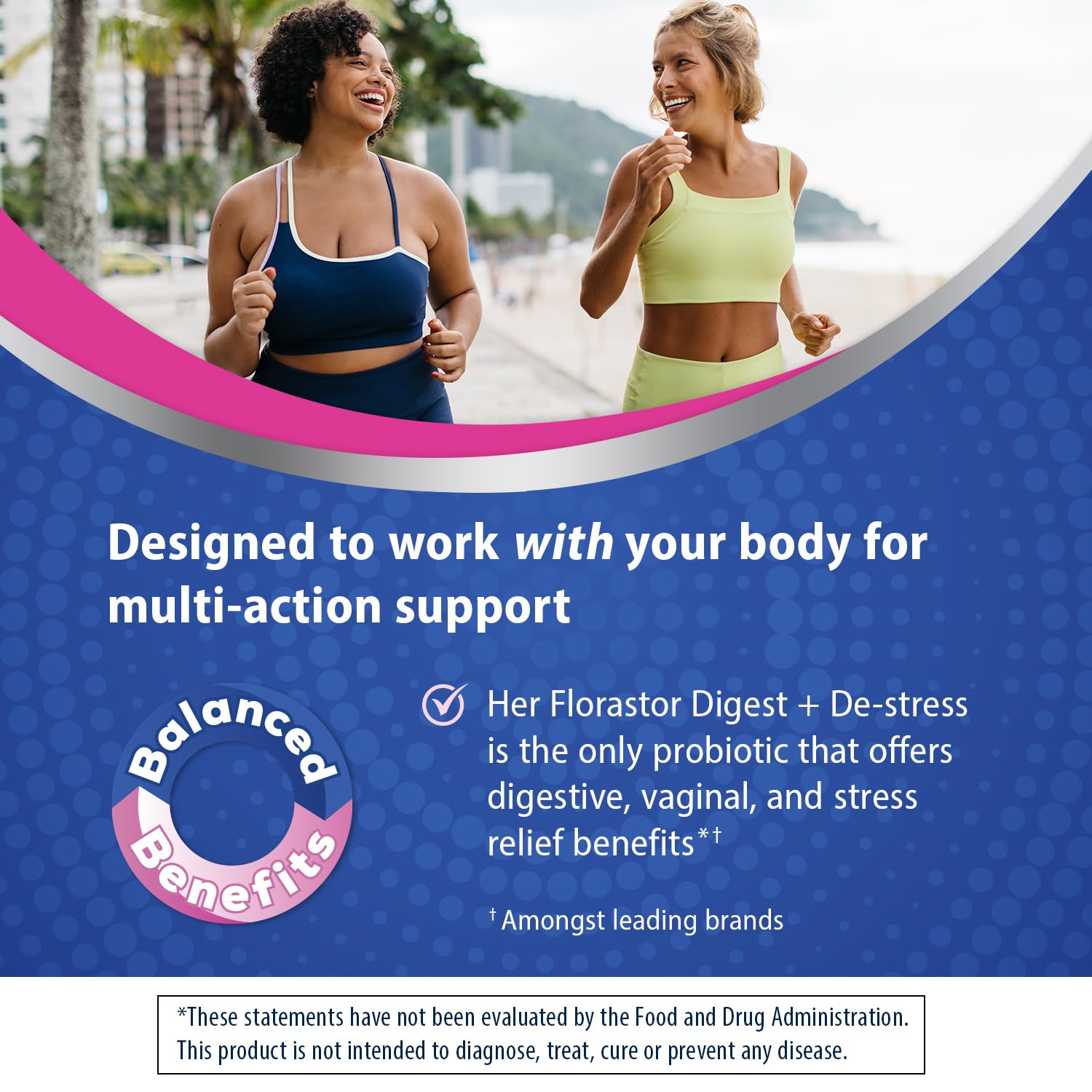 Florastor Women Probiotics for Digestive and Vaginal Health

