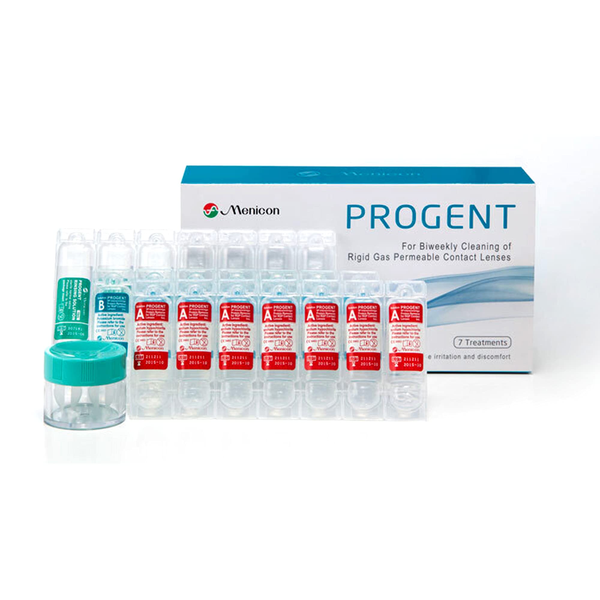 Menicon Progent Contact Lens Cleaner | Rub-Free Soaking Cleaning

