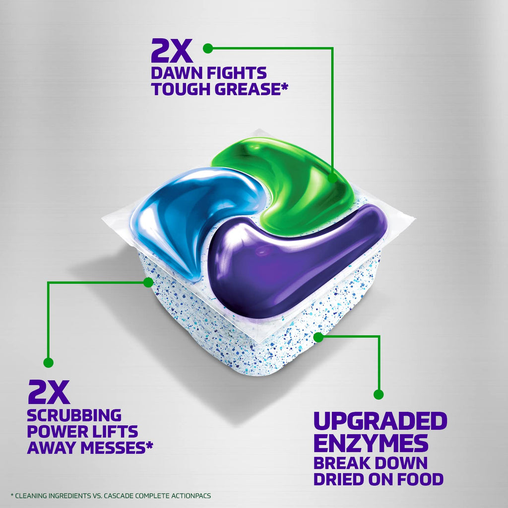 Cascade Platinum Plus ActionPacs Dishwasher Pods

