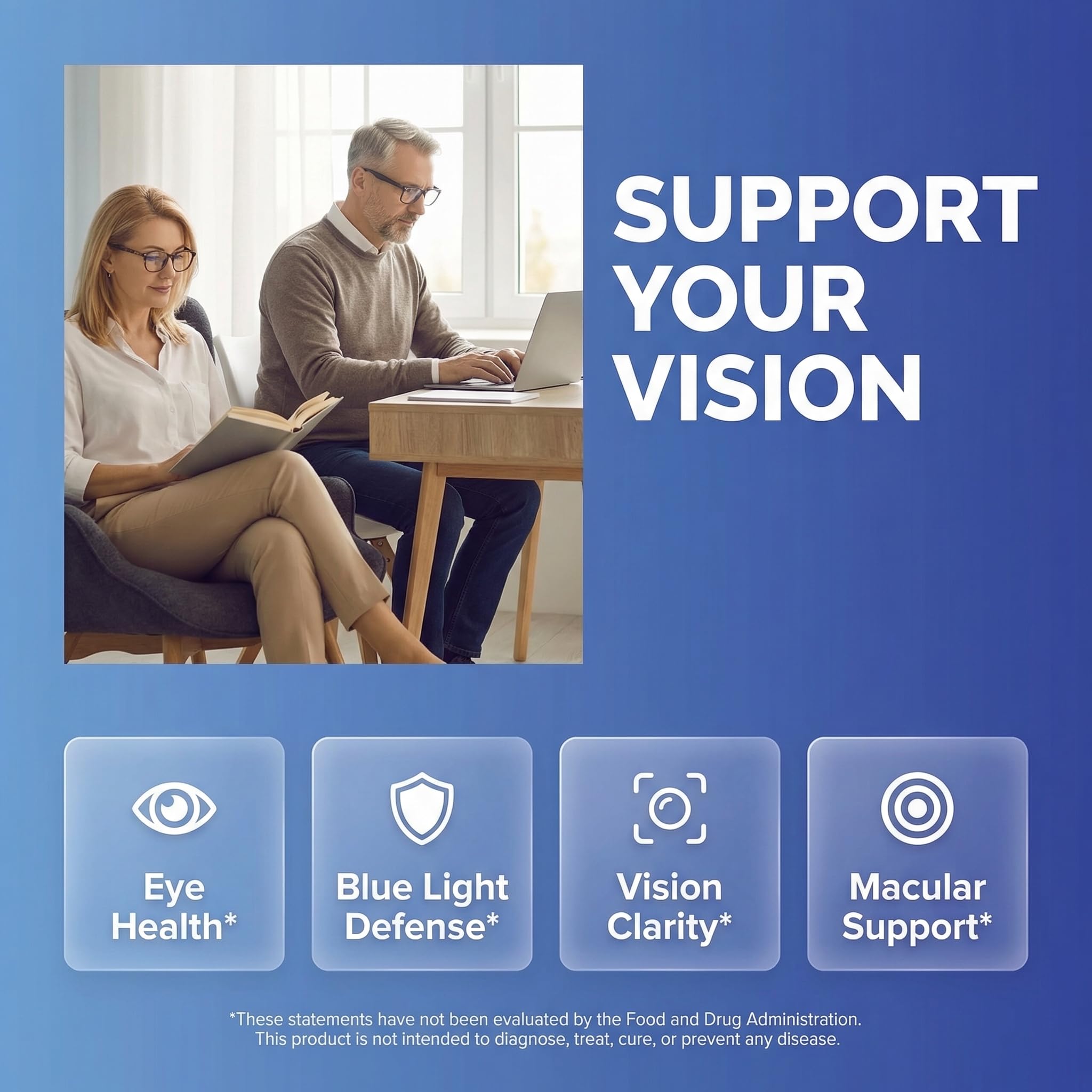Clean Nutra Eye Vitamins with Bilberry Lutein and Zeaxanthin

