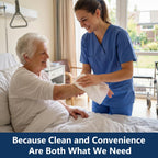 Adult Wipes for Elderly – Rinse-Free Aloe Bathing Wipes

