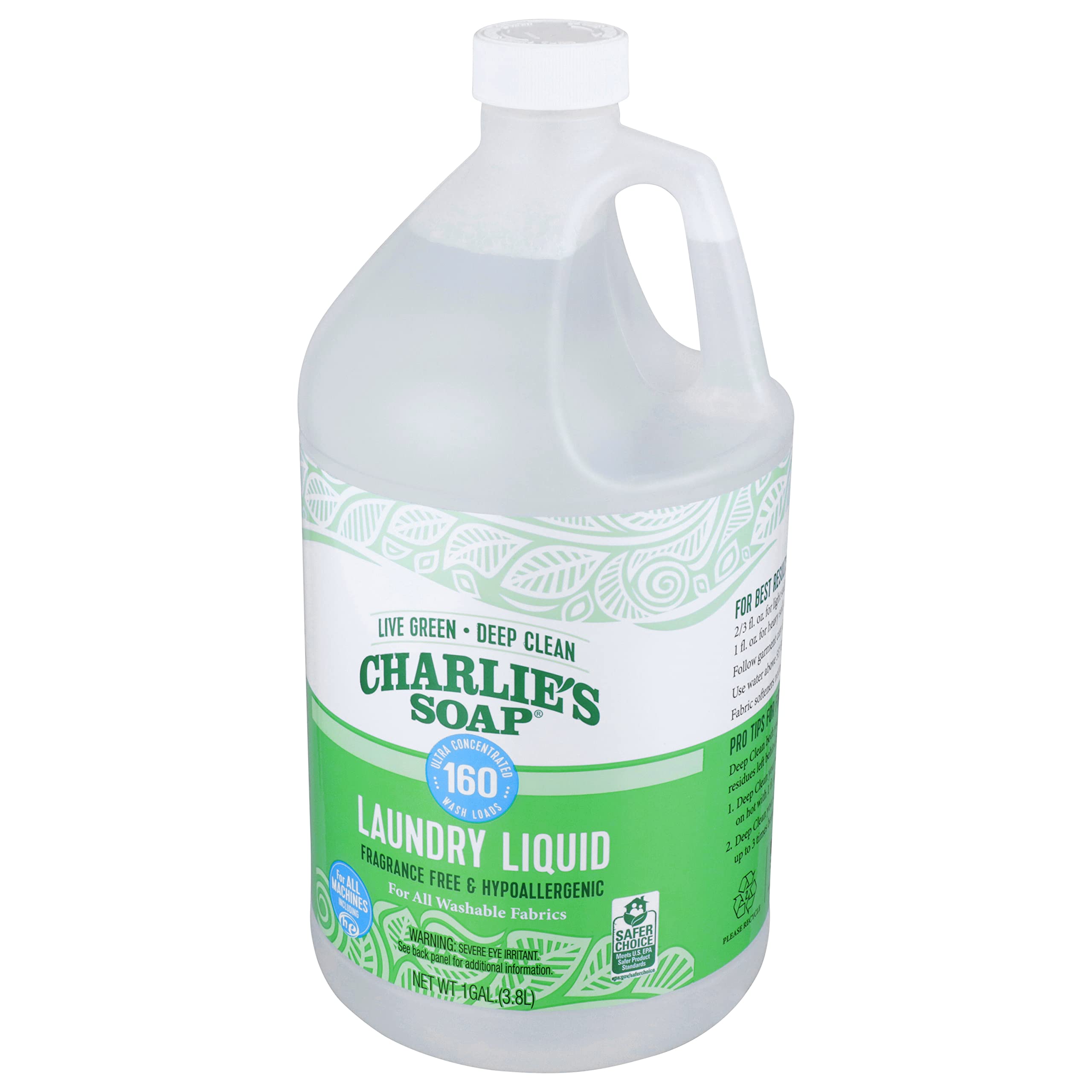 Charlie's Soap Laundry Liquid - Hypoallergenic

