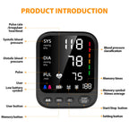 Invaxe Automatic Blood Pressure Monitor with Large Display

