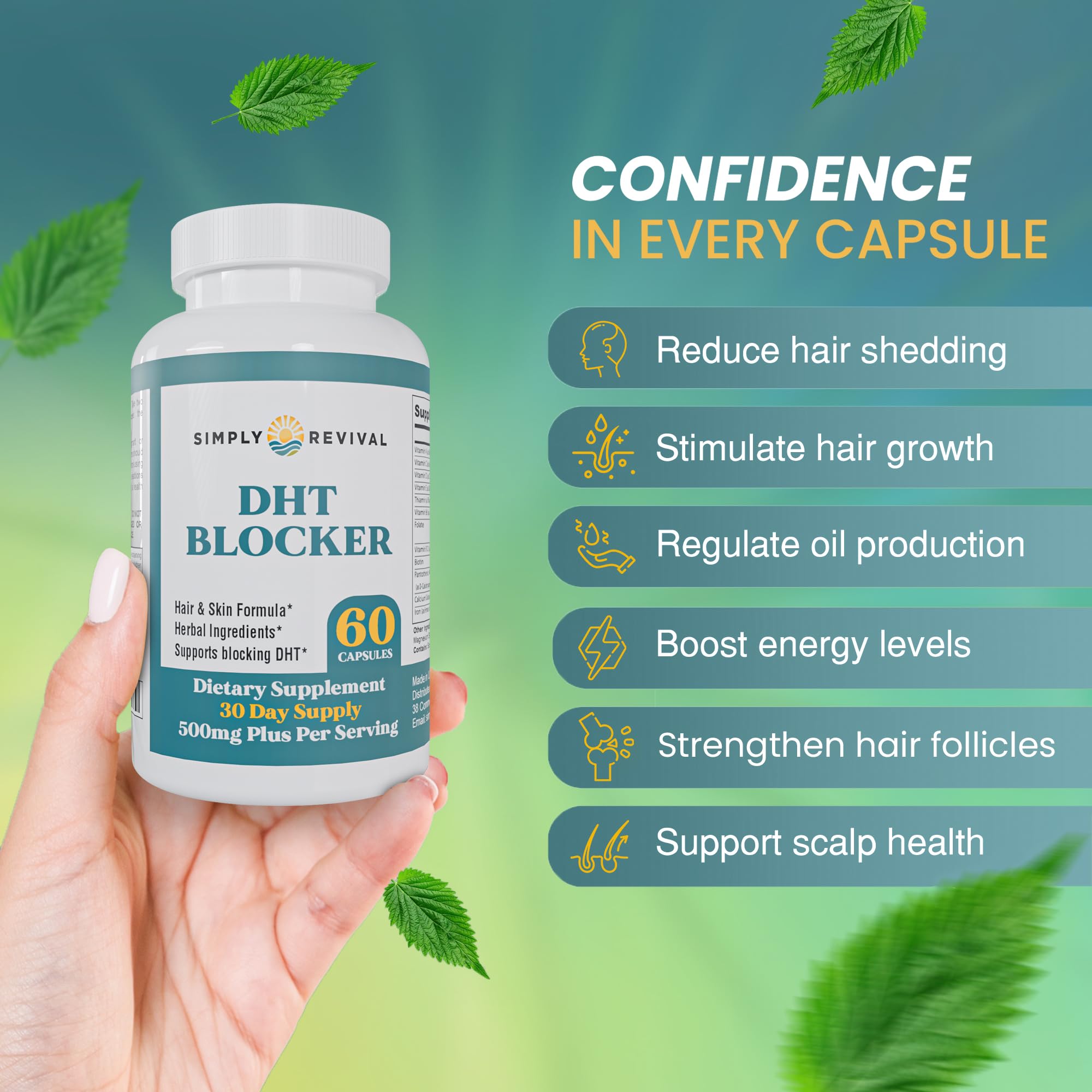 Simply Revival Hair Growth Herbal Supplement


