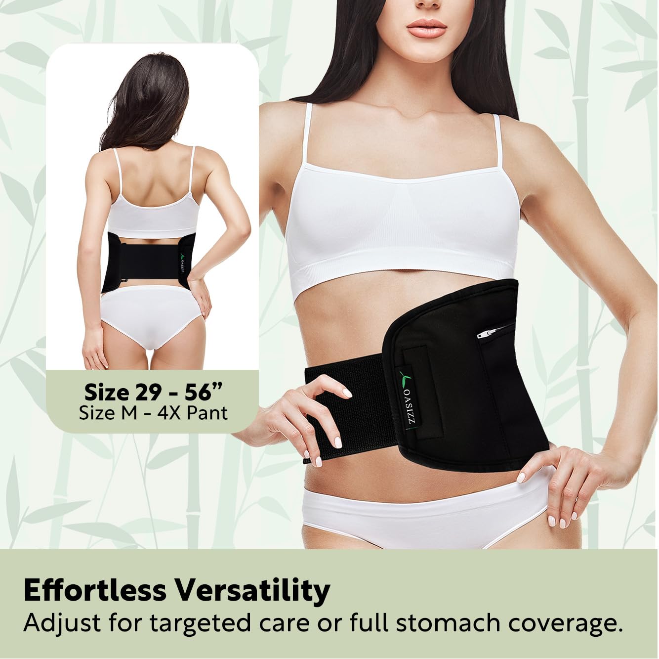 OASIZZ Castor Oil Pack Wrap for Stomach - Reusable

