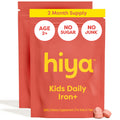 Hiya Iron+ Kids Supplement High-Absorption Carbonyl Iron Chewables
