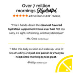 Morning Routine Electrolyte Powder | Lemon ACV Sea Salt

