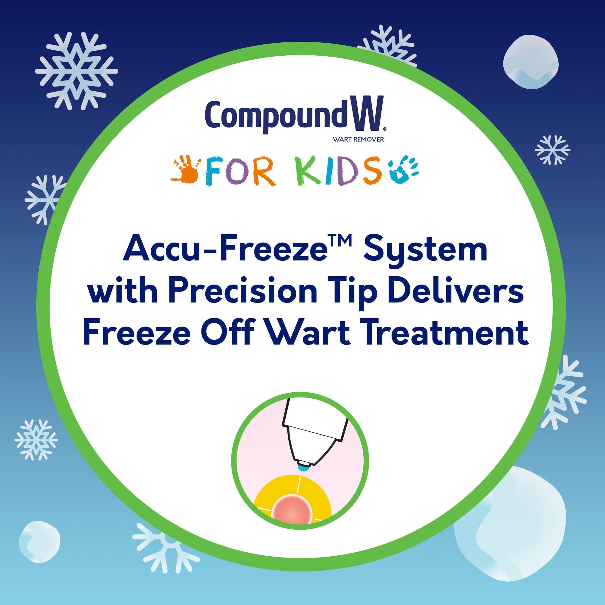 Compound W Freeze Off Wart Remover for Kids with Skin Shield

