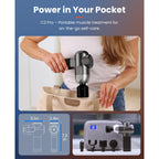 Massage Gun by Bob and Brad C2 Pro with Heat & Cold Therapy

