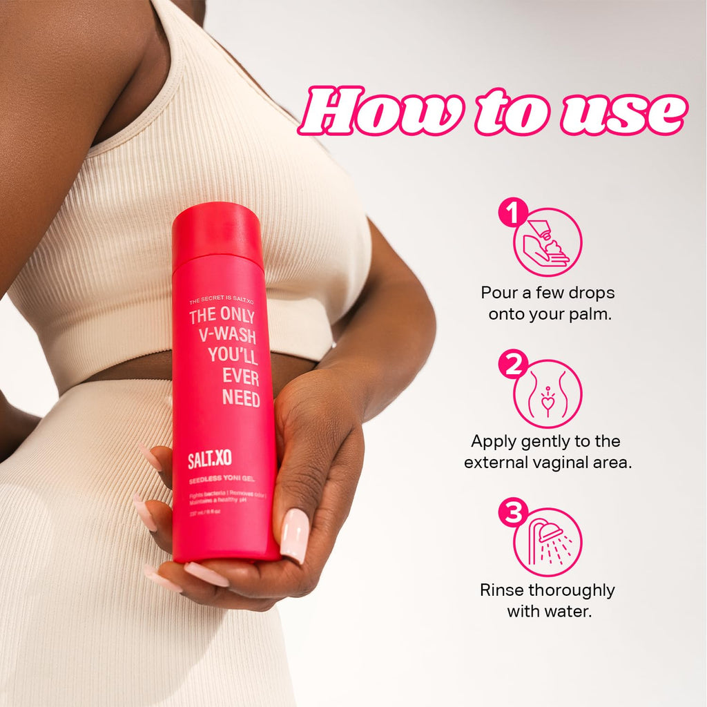 salt.xo Seedless Yoni Gel Wash - Feminine Hygiene

