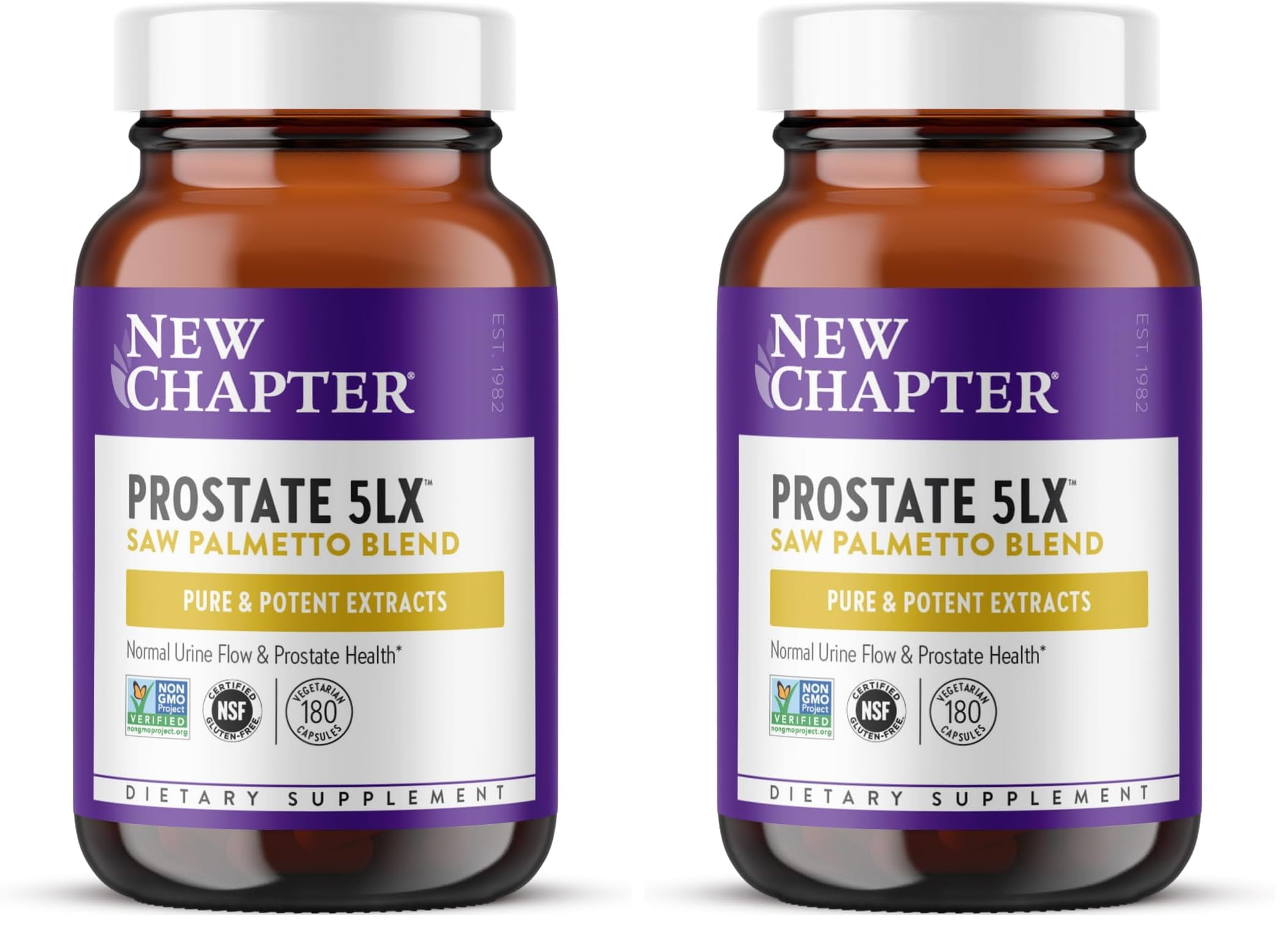 New Chapter Prostate 5LX Supplement for Men’s Urinary & Prostate Support