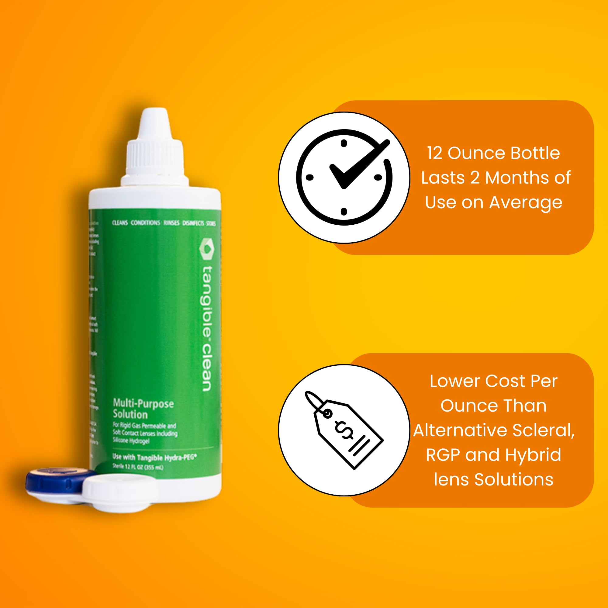 Tangible Clean Multi-Purpose Contact Lens Solution

