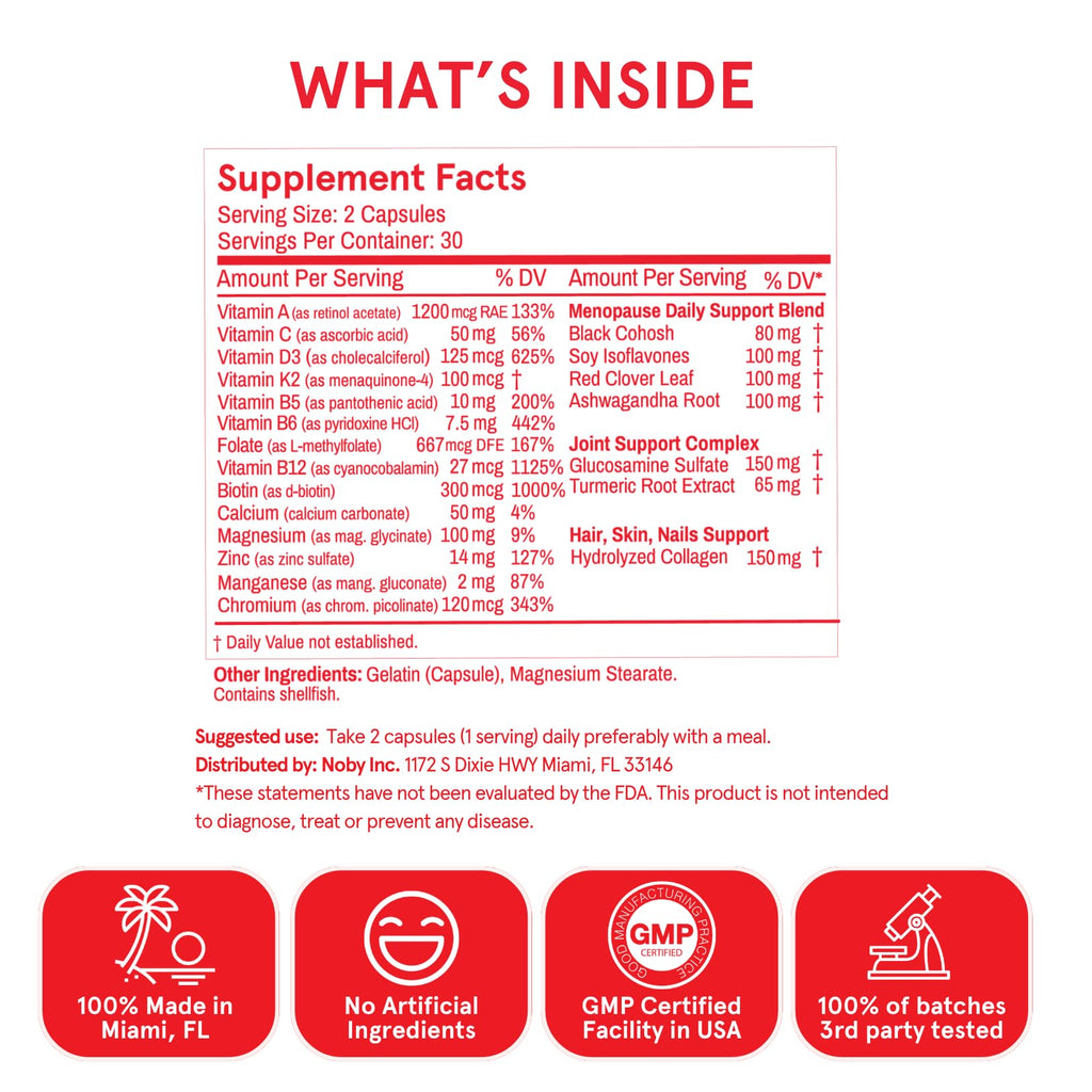 Peach Perfect Menopause Multivitamin

