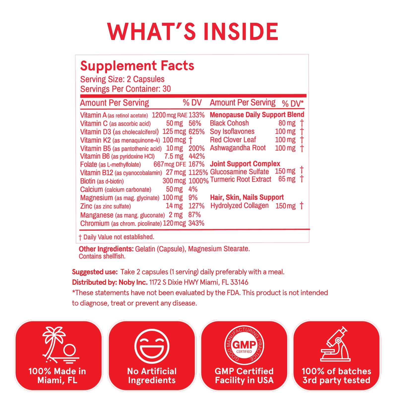 Peach Perfect Menopause Multivitamin

