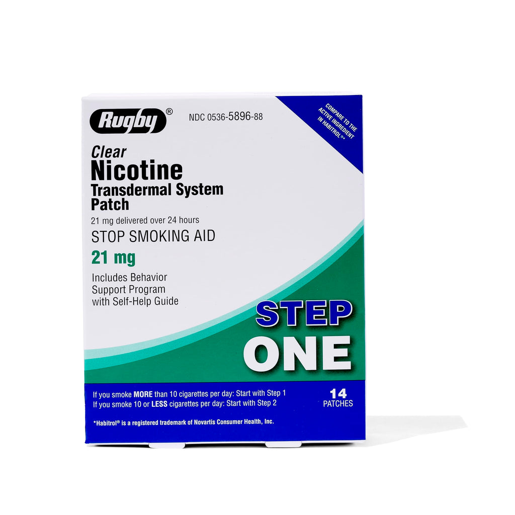 Rugby Clear Nicotine Patch Transdermal System


