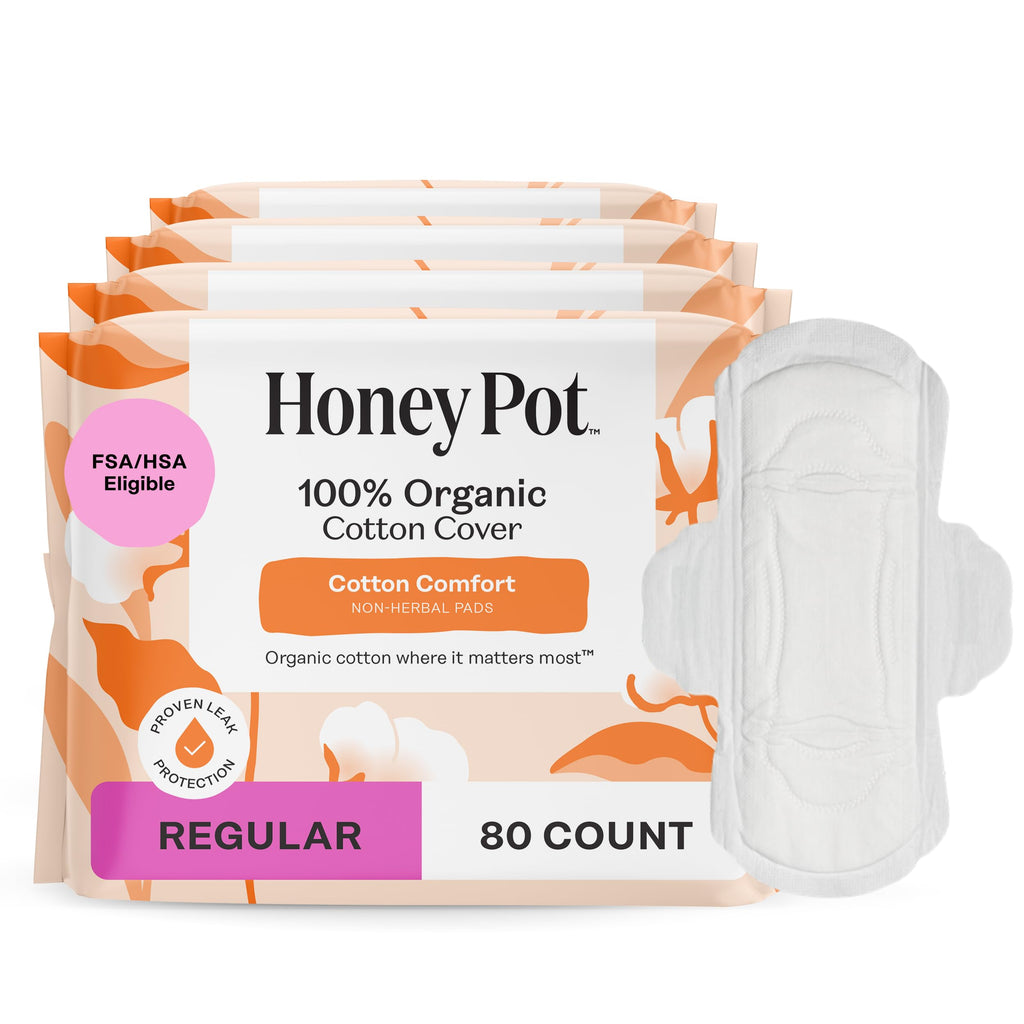 Sanitary Pads with Wings by The Honey Pot Company