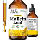 Wild & Organic Mullein Drops for Lungs with Echinacea

