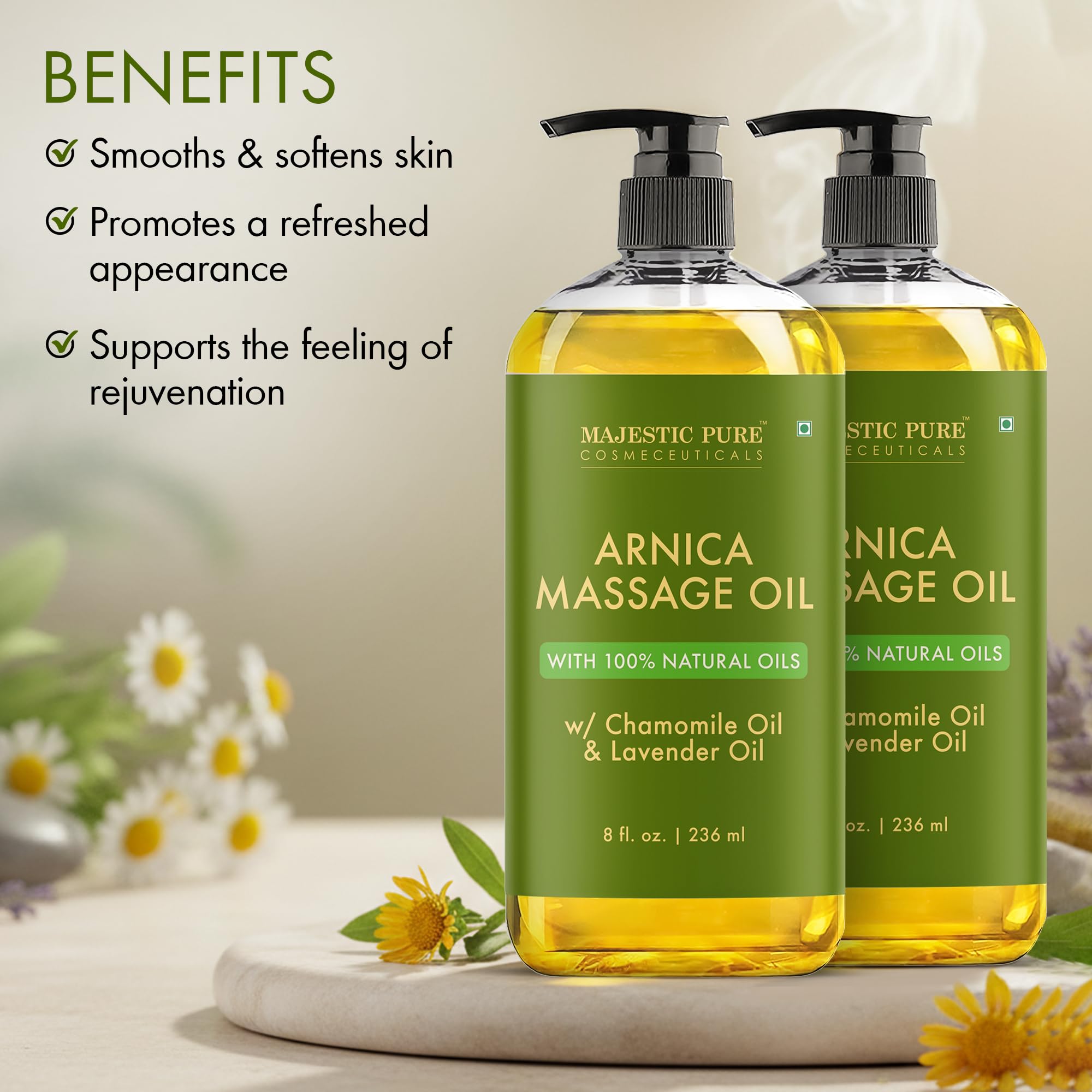 Majestic Pure Massage Oil for Relaxation

