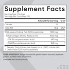 Sports Research Omega-3 Fish Oil Triple Strength

