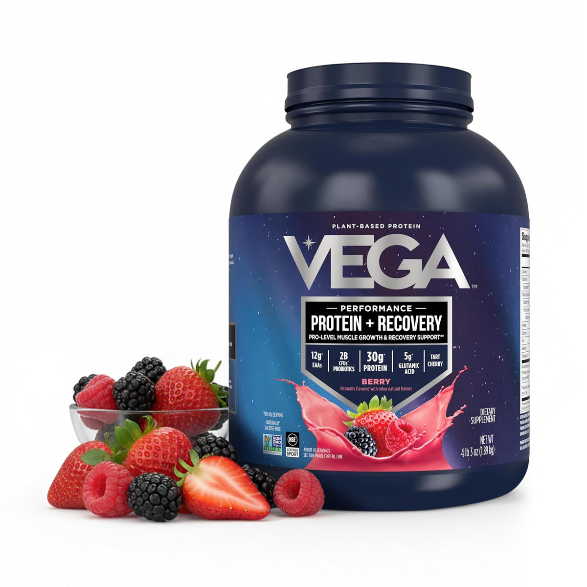 Vega Protein + Recovery Plant-Based Protein Powder