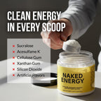 Naked Energy Pre Workout Powder – NSF Certified, Vegan

