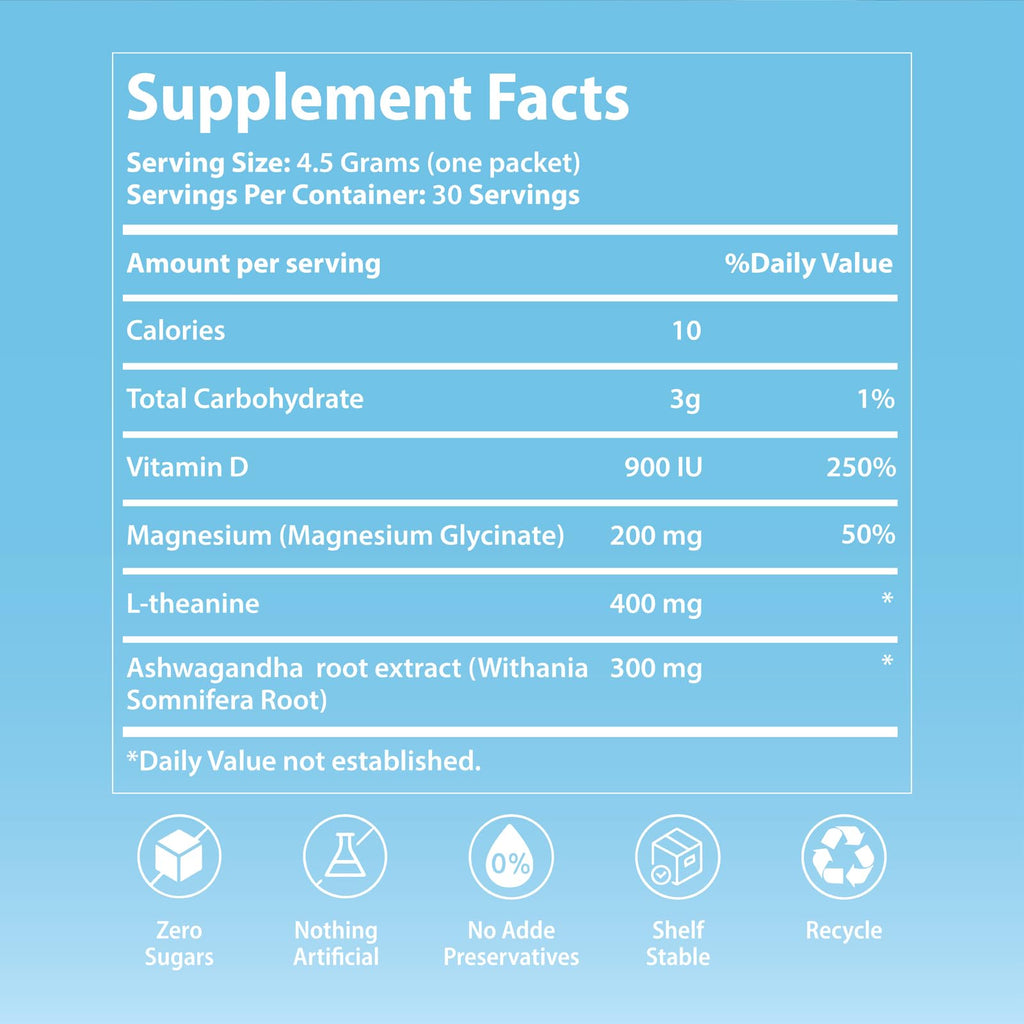UltraCalm Cortisol Support Drink with Magnesium Glycinate

