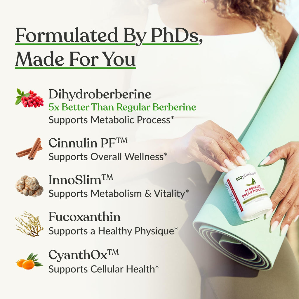 BIOptimizers Berberine Breakthrough Metabolic Support

